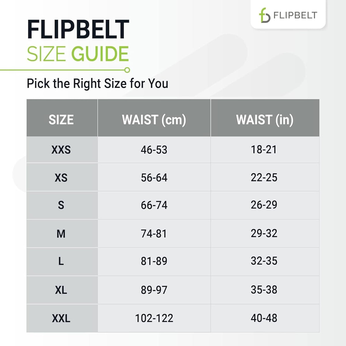 FlipBelt Zipper Running Belt, Waist Pack for Fitness and Running, US Company