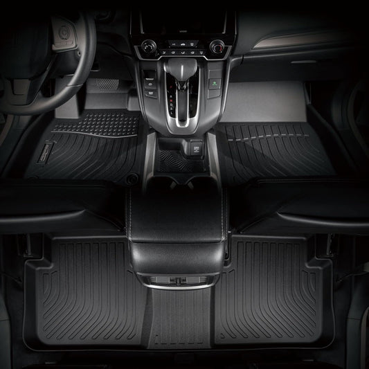 Binmotor-All Weather Floor Mats Cargo Liner Set for 2010-2015 RX / RX350 / RX450h,2 Rows Floor Mats with Cargo Mat Set,TPE Rubber Liners for RX Accessories-Black