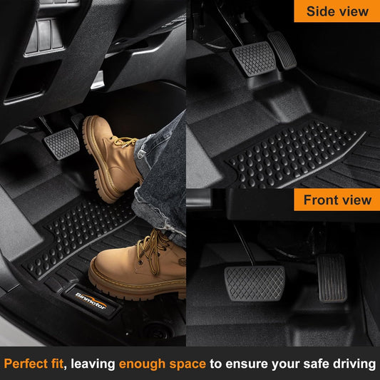 Binmotor-All Weather Floor Mats & Cargo Liner for RX 2025 2024 2023 RX350 | RX350h | RX500h (NOT for RX450h+PHEV) Heavy Duty Car Floor Liners for RX 350 Accessories-Black