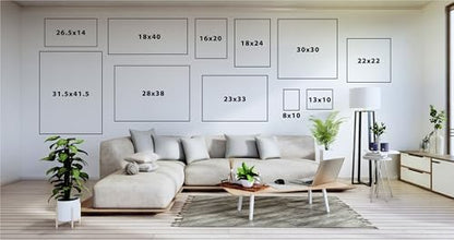 Kate and Laurel Sylvie Blank Framed Canvas Wall Art; 31.5x41.5 Gold Beaded; Modern Empty Canvas for Paint-Your-Own Art; Ready to Paint Premium Canvas Already Framed