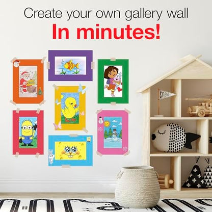Hygloss 48 Pack Paper Picture Frames, White cardstock Photo Frame 4.75x6.75-Inch, Papers Frames to Decorate for Wedding Birthday DIY Classroom Crafts and Decorations