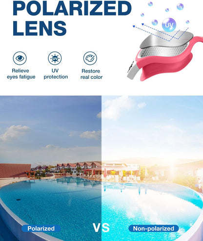 ZIONOR G1 Polarized Swimming Goggles for Unisex Adult Women Anti Fog 100% Anti UV Diving Goggles