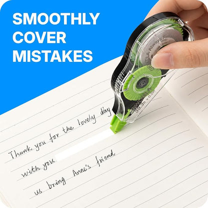 OWLKELA 16Pcs Correction Tape, 39.3 Ft, Colored core